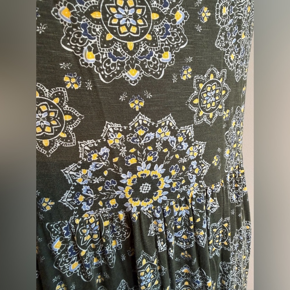 Torrid Olive Green Supersoft Mandala Babydoll Top - Torrid Size 3 (22-24, 3X) - Picture 12 of 16